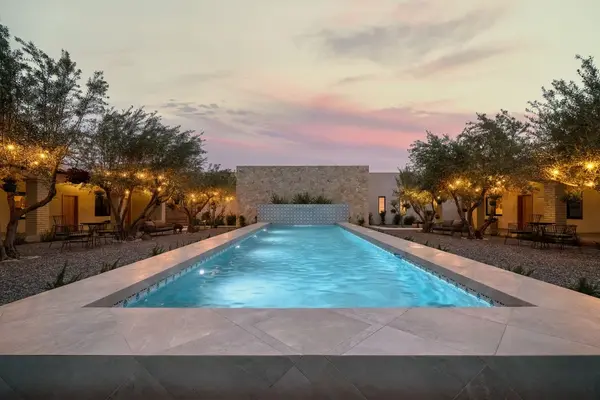 Waterfall to the pool